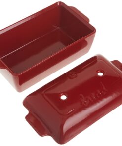 Emile Henry Made In France Bread Loaf Baker, 9.4 x 5"", Burgundy 27 71UufXIy9mL