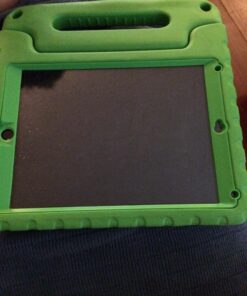 HDE Case for iPad 9.7-inch 2018/2017 Kids Shockproof Bumper Hard Cover Handle Stand with Built in Screen Protector for New Apple Education iPad 9.7 Inch (6th Gen) / 5th Generation iPad 9.7 - Green 30 71UukkkFPvL