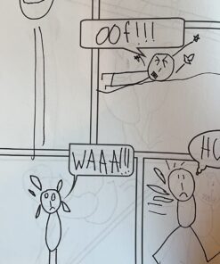 Blank Comic Book For Kids : Create Your Own Comics With This Comic Book Journal Notebook: Over 100 Pages Large Big 8.5" x 11" Cartoon / Comic Book With Lots of Templates (Blank Comic Books) Paperback 16 71Uvf0DdObL