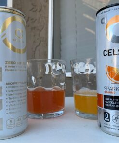 CELSIUS Sparkling Orange, Functional Essential Energy Drink 12 Fl Oz (Pack of 12) 12 Fl Oz (Pack of 12) 30 71Uw3QGtLLL