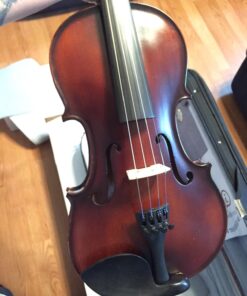 Bunnel Premier Violin Clearance Outfit 4/4 Full Size - Carrying Case and Accessories Included - Solid Maple Wood and Ebony Fittings By Kennedy Violins 4/4 (Full) 44 71UwkG4Y44L