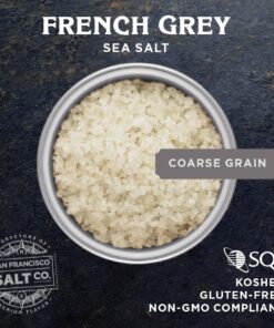 Alternative view of French Grey Sea Salt 2 lb. Bag Coarse Grain - Sel Gris by San Francisco Salt Company 2 Pound Bag - Coarse Grain