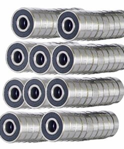 Pack of 100 608-2RS Skateboard/Inline Skate/Rollerblade/Hockey Ball Bearings 8mm x 22mm x 7mm VXB Brand 15 71Uwut0QGL