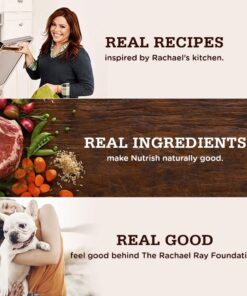 Rachael Ray Nutrish Dish Premium Dry Dog Food, Chicken & Brown Rice Recipe with Veggies & Fruit, 23 Pound Bag 23 Pound (Pack of 1) 27 71UwxIuN L 1