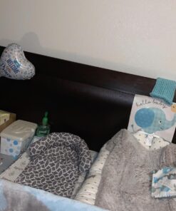 Stretchy Fitted Crib Sheets Set BROLEX 2 Pack Portable Crib Mattress Topper for Baby Boys Girls,Ultra Soft Jersey,Full Standard,Elephant & Whale Grey Teal 38 71Ux5Qkx9lL 2