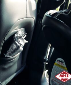 Car Seat Sun Shade Cover - Keep Your Baby's Carseat at a Cooler Temperature - Covers and Blocks Out Heat & Sun - More Comfortable for Baby or Child - Protection from UV Sunlight - Mommy's Helper 28 71UxJSZ56EL 1