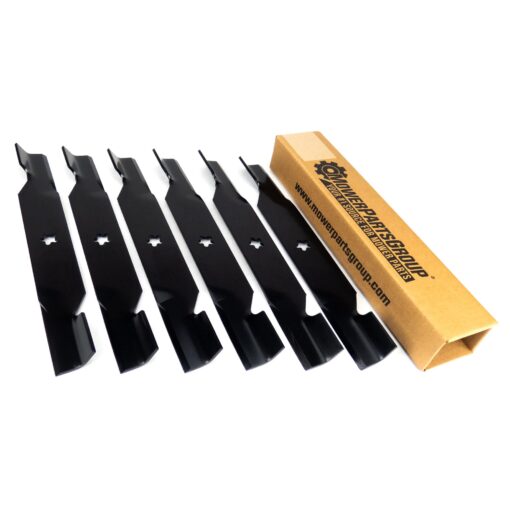 Craftsman Set of 6, High Lift Blades Replaces 187254, 187256, 532187254, 532187256 Poulan Husqvarna