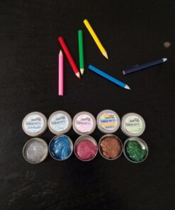 Crazy Aaron's Thinking Putty for Kids - DIY Special Effects Putty Kit (6 Putties Included)- Glow-In-The-Dark, Sparkle, Heat-Sensitive - Includes Colored Pencils and Instructional Mat - Never Dries Out 21 71UxsthyOYL