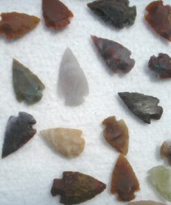Set Of 50 Indian Arrowheads Agate New Replica 1/2 " - 1 1/2 " L 19 71UyVyjEmnL