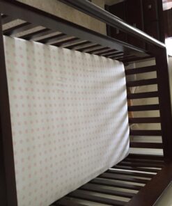 Universal Fit Crib Sheets - 100% Natural Soft Jersey Knit Cotton for Standard Crib and Toddler Mattress - 2 Pack (Pink Polka Dot, Chevron) by Ziggy Baby Pink Polka Dot, Chevron 31 71UzUTNaNQL