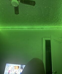 Leeleberd Led Lights for Bedroom 100 ft (2 Rolls of 50ft) Music Sync Color Changing RGB Led Strip Lights with Remote App Control Bluetooth Led Strip, Led Lights for Room Home Kitchen Decor Party 26 71UzVLEnQpL