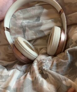 Beats Solo3 Wireless On-Ear Headphones - Apple W1 Headphone Chip, Class 1 Bluetooth, 40 Hours of Listening Time, Built-in Microphone - Rose Gold (Latest Model) Without AppleCare+ 55 71V 2fqWLhL