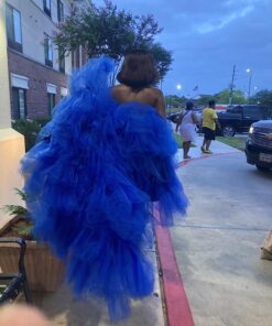 Craft And Party, Royal Blue Fabric Tulle Roll 54 Inch by 40 Yards (120 ft) Fabric Tulle Bolt for DIY Tutu Skirt, Wedding and Decoration (Royal Blue) 54" x 40 yards 28 71V MtC91OL