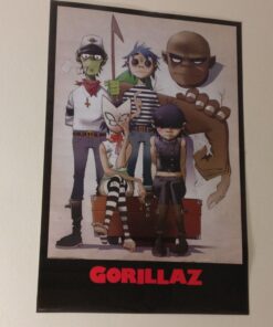 Music - Alternative Rock Posters: Gorillaz - All Here - 35.7'x23.8',Living Room 25 71V R4hFAL