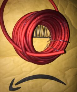 InstallGear 8 Gauge Amp Power Wire (25ft) Copper Clad Aluminum CAA - Automotive Wire, Car Amplifier Power & Ground Cable, Battery Cable, Car Audio Speaker Stereo, RV Trailer Wiring Welding Cable 8ga 25ft - Red 22 71V qTmS5EL
