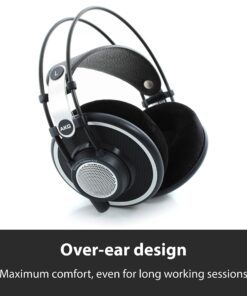 AKG Pro Audio K702 Over-Ear, Open-Back, Flat-Wire, Reference Studio Headphones,Black 21 71V0TtaE1L