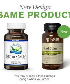 Nature's Sunshine Nutri-Calm, 60 Tablets 60 Count (Pack of 1) 15 71V0wKVMH6L