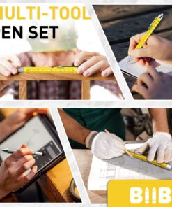 Alternative view of BIIB Stocking Stuffers Gifts for Men, 9 in 1 Multitool Pen Mens Gifts for Christmas, Gifts for Dad Who Wants Nothing, Dad Gifts for Him Grandpa, White Elephant Gifts for Adults, Tools Gadgets for Men Yellow