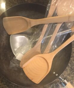 TableCraft Bamboo Handle Wok Spatula, 14.5-Inch 16 71V1OWzvugL