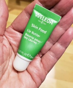 Weleda Skin Food Lip Butter, 0.27 Ounce, Plant Rich Moisturizing Lip Care with Sunflower Seed Oil, Chamomile and Calendula 0.27 Fl Oz (Pack of 1) 21 71V1siJM6 L