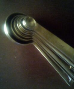 Measuring Spoons: U-Taste 18/8 Stainless Steel Spoons Set of 9 Piece: 1/16 tsp, 1/8 tsp, 1/4 tsp, 1/3 tsp, 1/2 tsp, 3/4 tsp, 1 tsp, 1/2 tbsp & 1 tbsp Dry and Liquid Ingredients XS-9 pcs 50 71V1vXzPR1L
