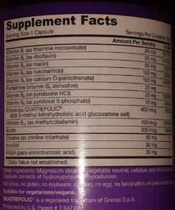 Jarrow Formulas B-Right Optimized B-Complex, Dietary Supplement for Cellular Energy, Immune Health and Stress Management Support, 100 Veggie Capsules, 100 Day Supply Unflavored 100 Servings (Pack of 1) 51 71V1yA68YL