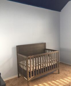 Little Love by NoJo Separates Collection Solid Crib Skirt, Navy Solid Navy 15 71V25eXDpbL