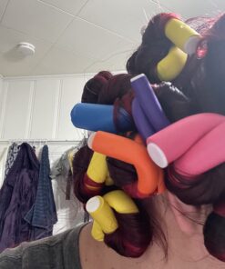 Tifara Beauty Salon Heatless Flexible Hair Rollers Curlers 42-pack 7" Soft Foam Flexi Twist Curling Rods for Short Long Hair 69 71V2b49X QL