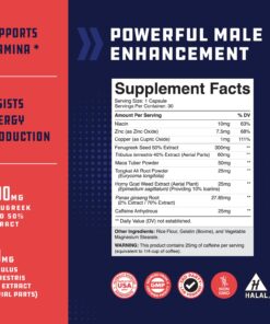 Male Enhancement Testosterone Supplement for Men - Male Enhancing Supplement with Horny Goat Weed Extract Maca Root Panax Ginseng Extract and Tongkat Ali for Men - Herbal Mens Health Supplement 10 71V31u23YiL