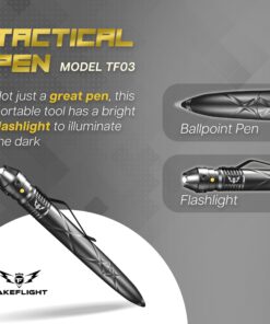 Alternative view of TF TAKEFLIGHT Ultimate Gift for Him - Multi-Tool Tactical Pen for Men - Self Defense, EDC LED Flashlight & Pen - Ideal for Military & Outdoor Survival Gear - Unique Pen Gift for Brother or Dad