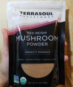 Terrasoul Superfoods Organic Reishi Mushroom Powder (4:1 Extract), 5.5 Oz, Immune Support, Stress Relief, Better Sleep, Embrace The Power of Adaptogenic Mushrooms 16 71V37tILedL