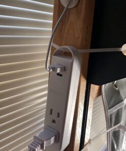 Cable Clips, OHill 16 Pack White Self Adhesive Cord Holder, Ideal Cable Management Cord Organizer Wire Keeper for Phone Charger, Computer, Desk, Home, Office, Car, Nightstand 46 71V3HrCFsbL