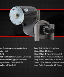 DB Electrical 410-21069 Starter Compatible with/Replacement for Cub Cadet i1046, i1050, RZT 42, RZT 46, RZT 50, RZT L42, RZT L46, RZT L50, RZT L54, RZT S42, RZT S50, RZT S54 AII KH-32-098-01-S motor starter 19 71V44am0amL