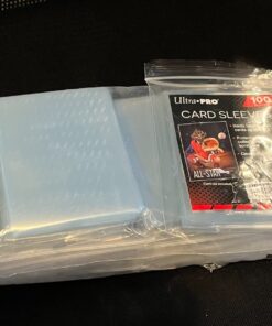 10 (Ten) Pack Lot of 100 Soft Sleeves / Penny Sleeve for Baseball Cards & Other Sports Cards (Packaging May Vary) 1 Pack 29 71V45MgmHYL