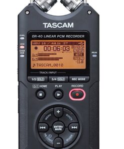 Alternative view of Tascam, 4 AD Converter, usb2.0, Black, DR-40
