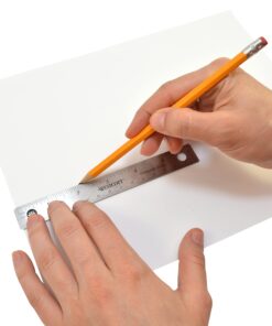 Westcott Stainless Steel Office Ruler with Non Slip Cork Base, 6-Inch (10414) 6 Inches 40 71V4uwKfJzL