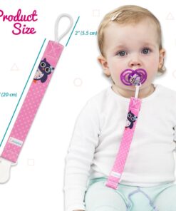 Liname Neutral Pacifier Clip - 3 Pack Pacifier Clips for Boys & Girls - Binky Holder Soothie Paci Clip Binkie Clip - Unisex Pacifer Clip - Baby Pacifier Clip and Pacifier Holder Spring Flowers 21 71V52uX NUL