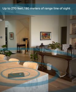 Tempo Disc™ 3 in 1 Wireless Thermometer, Hygrometer & Dew Point Sensor & Data Logger - Highly Accurate, 270 Feet Range, 250 Day Device Storage, Simple Data Export, Unlimited Phone & Cloud Storage 26 71V5DCcecL