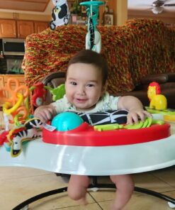 Fisher-Price Baby Bouncer Animal Wonders Jumperoo Activity Center With Music Lights Sounds And Developmental Toys 29 71V5WQnxtkL