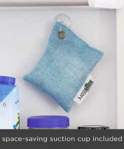 Moso Natural Fridge and Freezer Deodorizer. A Scent Free Odor Absorber. Air Purifying Bag to Eliminate Odors in Your Refrigerator. Two Year Lifespan! 1-Pack 18 71V6BcZU7HL