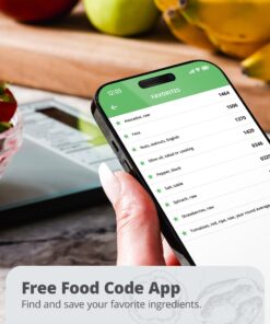 Greater Goods Nutrition Scale, Food Grade Glass, Calorie Counting Scale, Meal Prep Scale, and Weight Loss Scale, Designed in St. Louis, Silver 30 71V6DpFUCwL