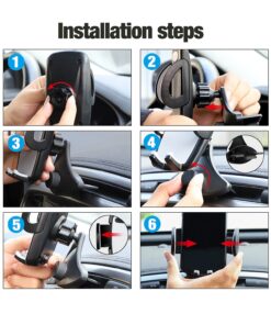 CD Slot Car Phone Mount, Universal CD Slot & Air Vent Phone Holder Hands-Free CD Player Car Cradle Vehicle Mount for iPhone 14 13 12 11 Pro Max XS XR SE Galaxy S23 S22 S21 S20 S10 Android Phones CD Slot Car Phone Holder 39 71V6GKWYchS