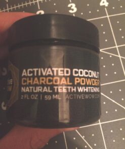 Active Wow Activated Coconut Charcoal Powder - Natural Whitening Activated Charcoal, Charcoal Vanilla Toothpaste, Fluoride Free, Sulfate & Paraben Free, Charcoal Toothpaste Powder (All Natural) All Natural 52 71V6IO1ijJL