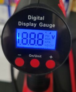 AVID POWER Tire Inflator Air Compressor, 20V Cordless Car Tire Pump with Rechargeable Li-ion Battery, 12V Car Power Adapter, Digital Pressure Gauge 1-red 33 71V7EeJi47L