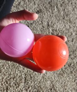 Amazon Basics BPA Free Crush Proof Plastic Pit Balls with Storage Bag, Toddlers Kids 12+ Months, 1000 Count, 1000 Balls, 6 Pastel Colors 36 71V7OI8iFwL