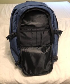 Mancro Laptop Backpack, 15.6 inch Business Backpack Water Resistant Laptops Backpack for Men Women Travel Backpack with USB Charging Port(Blue, 15.6 inch) Blue 59 71V7QinWcDL