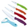 Cook N Home 9-Piece Ceramic Knife Set with Sheaths, Multicolor 55 71V7lWwnYuL