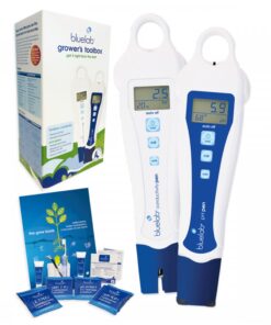 Bluelab PENGTB Grower's Toolbox with pH Pen, Conductivity Tester and Probe Care Kit, Easy Calibration, Digital Meters for Hydroponic System and Indoor Plant Grow 26 71V7m5fZqNL