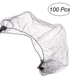 Alternative view of Tinksky 100pcs Hair Nets Invisible Elastic Edge Mesh Dress-up Accessories (Black)