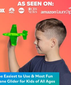 Alternative view of Foam Airplanes - Kids Stocking Stuffers for Kids All Ages 4 5 6 7 8 9 10 11 - Best Toy Gift Boy Stocking Stuffer Gifts Party Favors - Easter Basket for Kids - EVA Foam Air Plane Gift Idea for Kids Green